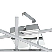 Eglo LED-Deckenleuchte Lasana 1 (24 W, L x B x H: 50 x 50 x 9,5 cm, Chrom) | BAUHAUS