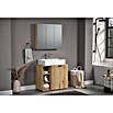 Trendteam Niklas Badmöbel-Set (90 cm, Evoke Eiche, Strukturiert, Breite Waschbecken: 60 cm) | BAUHAUS