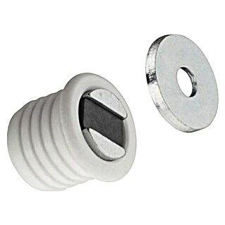 Häfele Magnetverschluss (Haftkraft: 3,5 kg, Ø x L: 13,6 x 17,5 mm, Weiß)