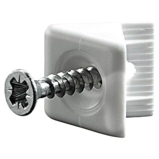 Häfele Rückwandverbinder (L x B: 15 x 11 mm, Kunststoff, Weiß)