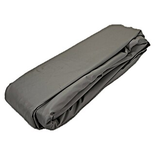myPool Poolfolie mit Einhängebiese (L x B x H: 800 x 400 x 135 cm, 0,8 mm, Grau, Oval)