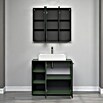 Trendteam Niklas Badmöbel-Set (90 cm, Grün, Strukturiert, Breite Waschbecken: 60 cm) | BAUHAUS