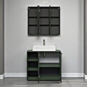 Trendteam Niklas Badmöbel-Set (90 cm, Grün, Strukturiert, Breite Waschbecken: 60 cm) | BAUHAUS