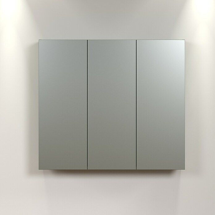 Trendteam Niklas Spiegelschrank (B x H: 90 x 80 cm, Grün) | BAUHAUS
