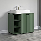 Trendteam Niklas Badmöbel-Set (90 cm, Grün, Strukturiert, Breite Waschbecken: 60 cm) | BAUHAUS