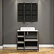Trendteam Niklas Badmöbel-Set (90 cm, Kashmir, Strukturiert, Breite Waschbecken: 60 cm) | BAUHAUS