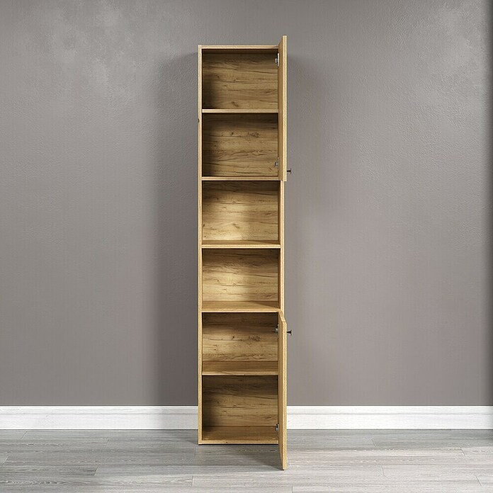 Trendteam Niklas Hochschrank (B x T x H: 40 x 31 x 186 cm, Evoke Eiche, Strukturiert) | BAUHAUS
