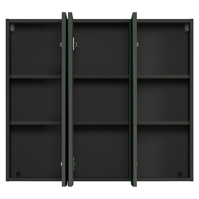 Trendteam Niklas Spiegelschrank (B x H: 90 x 80 cm, Anthrazit) | BAUHAUS