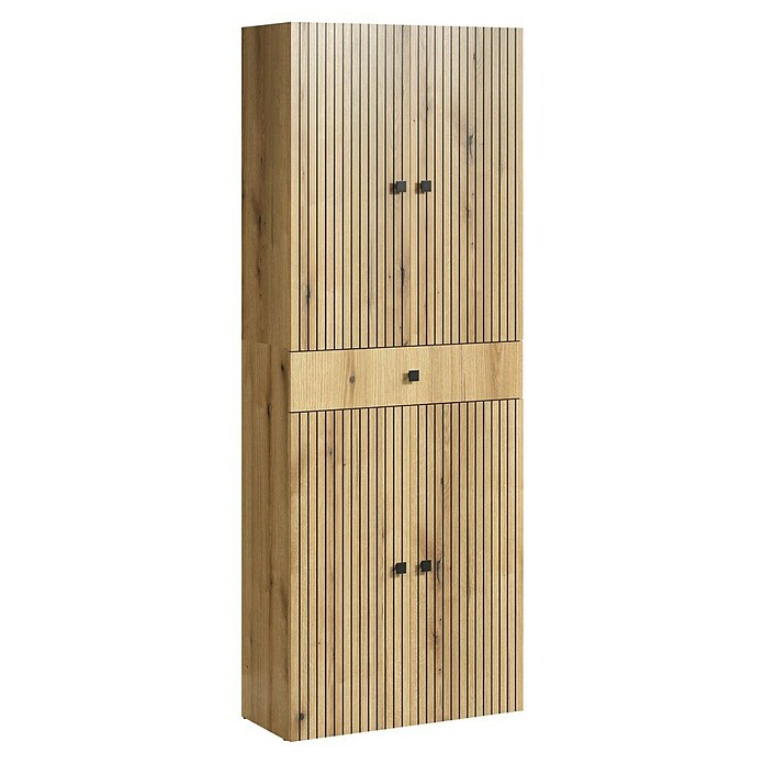Trendteam Niklas Hochschrank (B x T x H: 70 x 31 x 186 cm, Evoke Eiche, Strukturiert, Mit Schublade) | BAUHAUS
