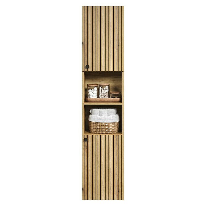 Trendteam Niklas Hochschrank (B x T x H: 40 x 31 x 186 cm, Evoke Eiche, Strukturiert) | BAUHAUS