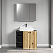 Trendteam Niklas Spiegelschrank (B x H: 90 x 80 cm, Anthrazit) | BAUHAUS
