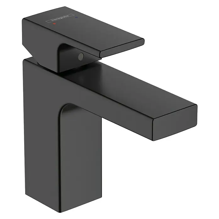 Hansgrohe Vernis Shape Waschtischarmatur 100 - Schwarz - Eine elegante, mattschwarze Armatur von Hansgrohe. Das moderne Design macht diese Armatur zu einem Blickfang in jedem Badezimmer.