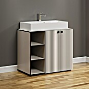 Trendteam Niklas Badmöbel-Set (90 cm, Kashmir, Strukturiert, Breite Waschbecken: 80 cm) | BAUHAUS