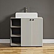 Trendteam Niklas Badmöbel-Set (90 cm, Kashmir, Strukturiert, Breite Waschbecken: 60 cm) | BAUHAUS
