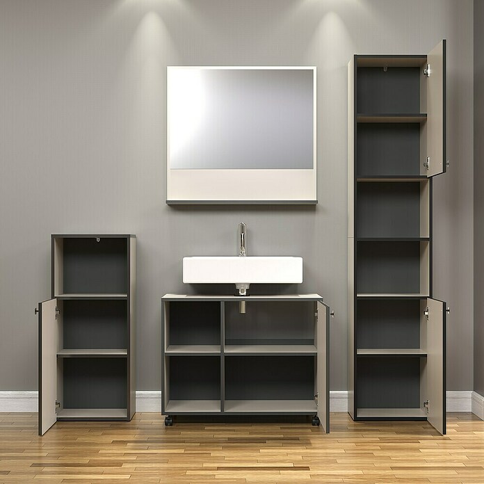 Trendteam Niklas Waschtischunterschrank (B x T x H: 80 x 42 x 64 cm, Kashmir, Strukturiert) | BAUHAUS