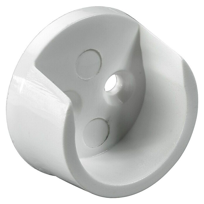 Hettich Nosilec za držalo za obešanje oblačil  (Premer: 25 mm, Plastika, 1 kos, Barva: Bela) | 1151 - Konstruktionsbeschläge | AAEB - Möbelbeschläge | AAE - Beschläge | AA - Eisenwaren | A - Eisenwaren | BAUHAUS