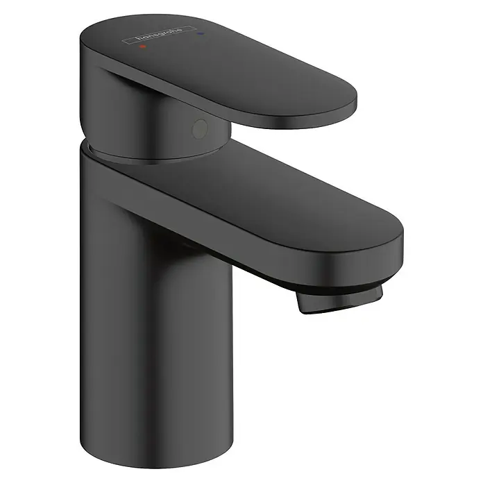 Hansgrohe Vernis Blend Waschtischarmatur 70 - Schwarz - Schwarze Hansgrohe Armatur mit minimalistischem Design. Ideal für moderne Badezimmer, bietet sie Stil und Funktionalität in einem.