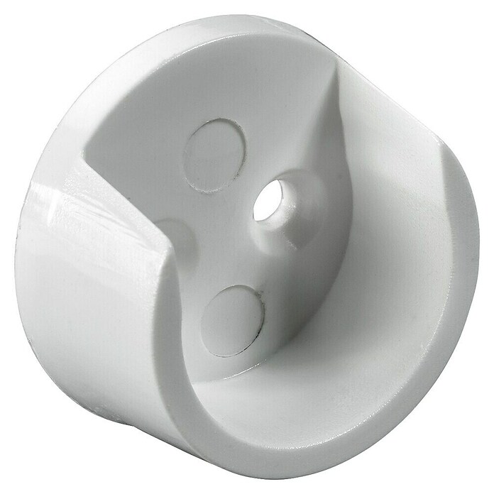Hettich Nosilec za držalo za obešanje oblačil  (Premer: 20 mm, Plastika, 1 kos, Barva: Bela) | 1151 - Konstruktionsbeschläge | AAEB - Möbelbeschläge | AAE - Beschläge | AA - Eisenwaren | A - Eisenwaren | BAUHAUS