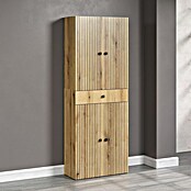 Trendteam Niklas Hochschrank (B x T x H: 70 x 31 x 186 cm, Evoke Eiche, Strukturiert, Mit Schublade) | BAUHAUS