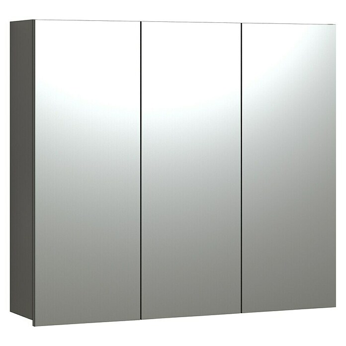 Trendteam Niklas Spiegelschrank (B x H: 90 x 80 cm, Anthrazit) | BAUHAUS