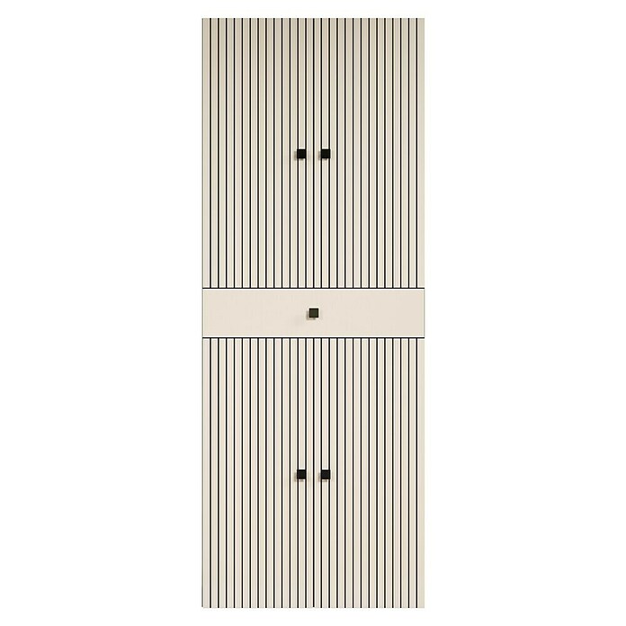 Trendteam Niklas Hochschrank (B x T x H: 70 x 31 x 186 cm, Kashmir, Strukturiert, Mit Schublade) | BAUHAUS