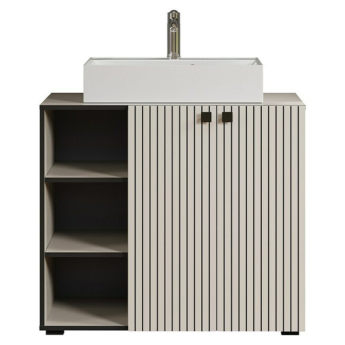 Trendteam Niklas Badmöbel-Set (90 cm, Kashmir, Strukturiert, Breite Waschbecken: 60 cm) | BAUHAUS