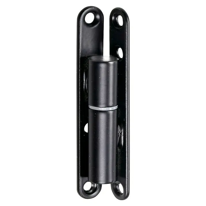 Hettich Türband Renovierband Ö-Norm - Ø x L: 8 x 63 mm, Traglast: 10 kg, Pulverbeschichtet, Schwarz - Schwarzes Türband aus Metall mit Befestigungslöchern für eine einfache Montage. Robustes Design für zuverlässige Funktionalität.