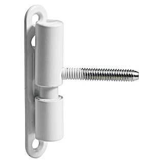 Hettich Türband Renovierband wartungsfrei (Ø x L: 15 x 83,5 mm, Traglast: 30 kg, Pulverbeschichtet, Weiß, Wartungsfreie Gleitlagertechnik)