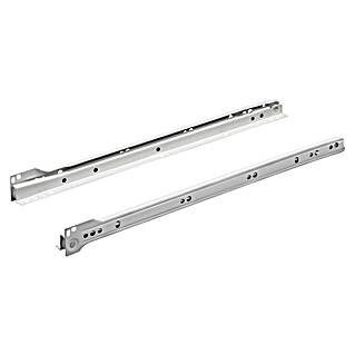 Hettich Schubladenführung (Einbaulänge: 353 mm, Traglast: 20 kg, Teilauszug, Pulverbeschichtet)