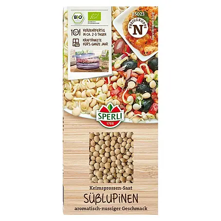 Sperli  Gemüsesamen Bio Keinsprossen Süßlupine