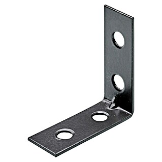 Hettich Stuhlwinkel (L x B x H: 40 x 40 x 16 mm, Stahl, Gunmetal)