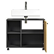 Trendteam Niklas Waschtischunterschrank (B x T x H: 80 x 42 x 64 cm, Evoke Eiche/Anthrazit, Strukturiert) | BAUHAUS