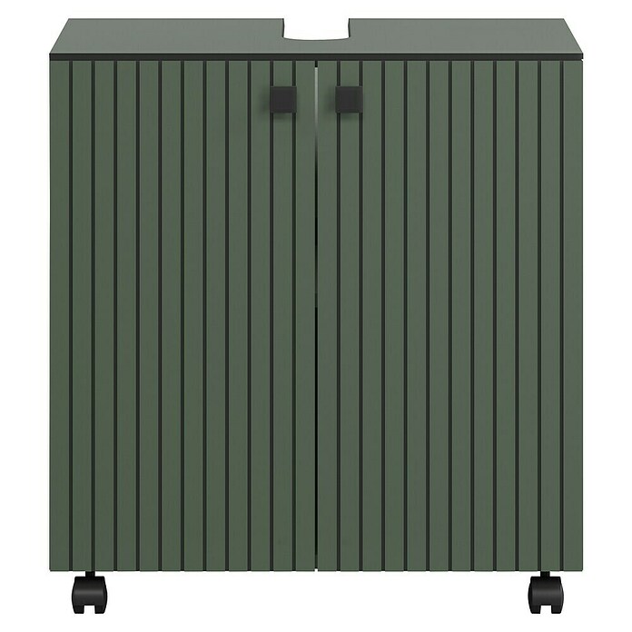 Trendteam Niklas Waschtischunterschrank (B x T x H: 60 x 42 x 64 cm, Grün, Strukturiert) | BAUHAUS