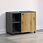 Trendteam Niklas Waschtischunterschrank (B x T x H: 80 x 42 x 64 cm, Evoke Eiche/Anthrazit, Strukturiert) | BAUHAUS