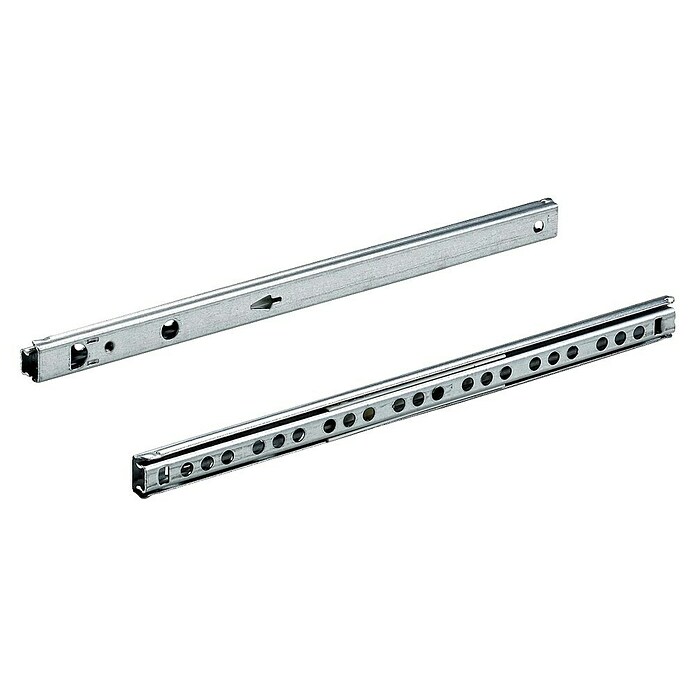 Hettich Vodilica za ladice  (Duljina vodilice: 250 mm - 410 mm, Nosivost: 10 kg, Djelomično izvlačenje, Pocinčano) | BAUHAUS