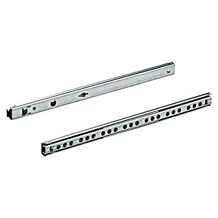 Hettich Vodila za predale (Dolžina predala: 250 mm - 410 mm, Nosilnost izdelka: 10 kg, Delno izvlečno, Pocinkano)
