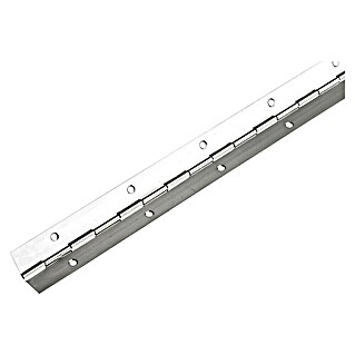 Hettich Stangenscharnier (L x B x S: 1.200 x 32 x 0,6 mm, Vernickelt)