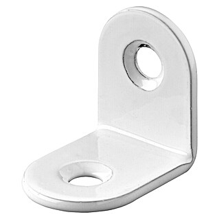 Hettich Stuhlwinkel (L x B x H: 20 x 20 x 15 mm, Stahl, Weiß, 1 Stk.)