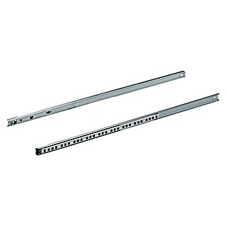 Hettich Schubladenführung (Länge Schubkasten: 500 mm, Traglast: 10 kg, Teilauszug, Verzinkt)