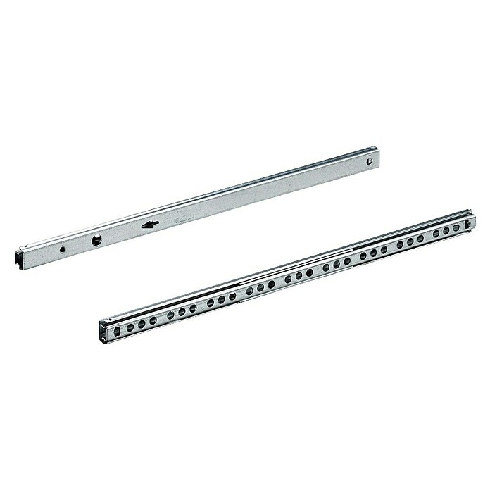 Hettich Vodilica za ladice  (Duljina vodilice: 310 mm - 520 mm, Nosivost: 10 kg, Djelomično izvlačenje, Pocinčano) | BAUHAUS