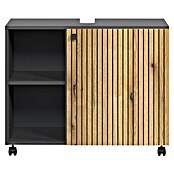 Trendteam Niklas Waschtischunterschrank (B x T x H: 80 x 42 x 64 cm, Evoke Eiche/Anthrazit, Strukturiert) | BAUHAUS