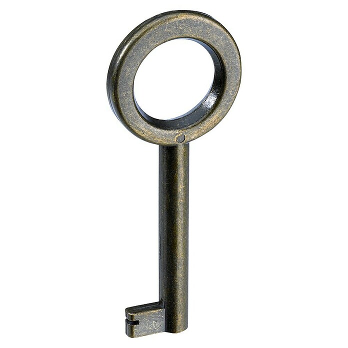 Hettich Ključ za zaštićenu bravu  (Š x D: 4 x 70 mm, Smeđa, Mat antikno) | BAUHAUS