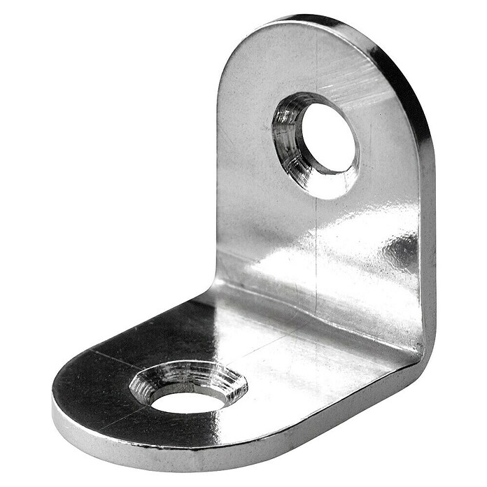 Hettich Kutnik za stolice  (D x Š x V: 20 x 20 x 15 mm, Plemeniti čelik, Srebrna, 1 Kom.) | BAUHAUS