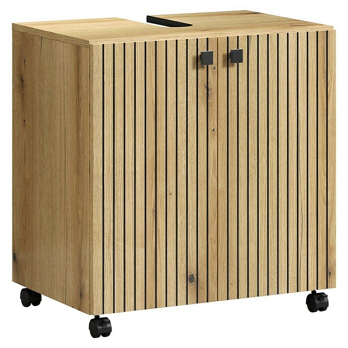 Trendteam Niklas Waschtischunterschrank (B x T x H: 60 x 42 x 64 cm, Evoke Eiche, Strukturiert) | BAUHAUS