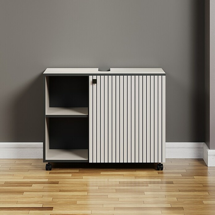 Trendteam Niklas Waschtischunterschrank (B x T x H: 80 x 42 x 64 cm, Kashmir, Strukturiert) | BAUHAUS