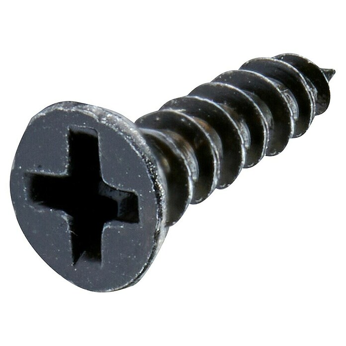 Hettich Vijak z vgrezno glavo  (Ø x Do: 3,5 x 16 mm, Jeklo, 1 kos, Črna) | 1151 - Konstruktionsbeschläge | AAEB - Möbelbeschläge | AAE - Beschläge | AA - Eisenwaren | A - Eisenwaren | BAUHAUS