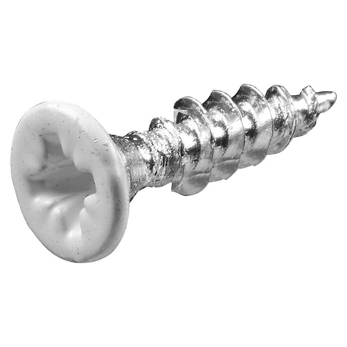 Hettich Vijak z vgrezno glavo  (Ø x Do: 3,5 x 16 mm, Jeklo, 1 kos, Bela) | 1151 - Konstruktionsbeschläge | AAEB - Möbelbeschläge | AAE - Beschläge | AA - Eisenwaren | A - Eisenwaren | BAUHAUS
