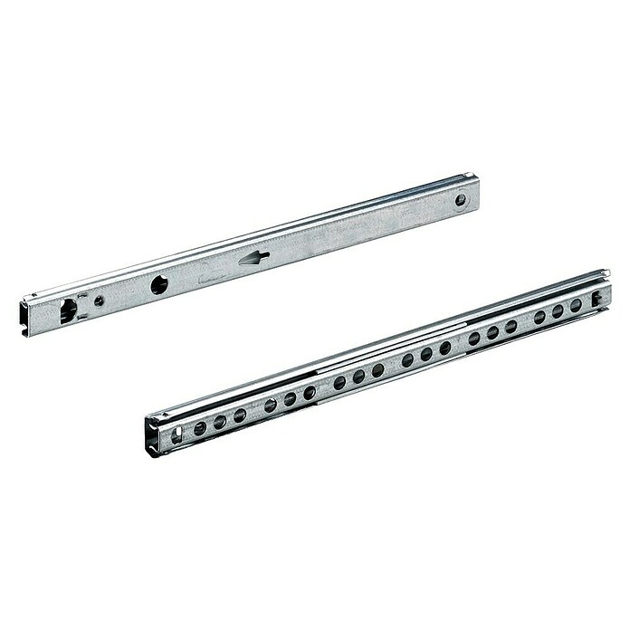Hettich Vodilica za ladice  (Duljina vodilice: 220 mm - 355 mm, Nosivost: 10 kg, Djelomično izvlačenje, Pocinčano) | BAUHAUS