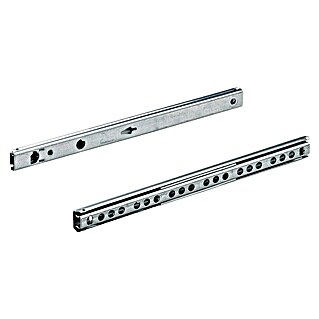 Hettich Vodila za predale (Dolžina predala: 220 mm - 355 mm, Nosilnost izdelka: 10 kg, Delno izvlečno, Pocinkano)
