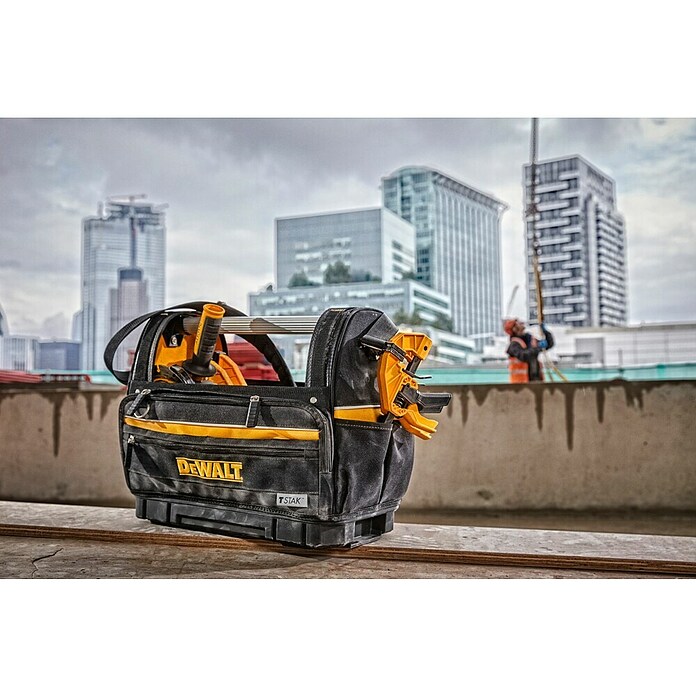 DeWalt T-STAK Bolsa para herramientas (L x An x Al: 25 x 45 x 35 cm, Textil, Capacidad de carga: 30 kg) | BAUHAUS